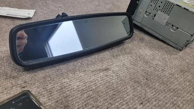 2011-2012 Ford F250-F350 Rearview Mirror w/o Camera Display, ID BU5A-17E678-AB - Image 1 of 4