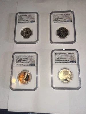 2020 S American Innovation $1 Coin Proof Set NGC PF70 Ultra Cameo Early Releases - Image 1 of 4