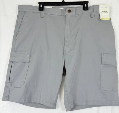 Novo shorts Levis Cargo 44 masculino cinza Levi’s Signature dourado essencial novo com etiquetas - Imagem 1 de 4
