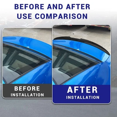 For Chevrolet Cruze Sedan 2011-19 Rear Trunk Spoiler Lip Roof Tail Wing Carbon U Foto 1 de 4