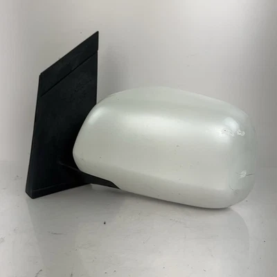 2004 2005 - 2010 Toyota Sienna Driver Left Side View Power Door Mirror White OEM - Image 1 of 4