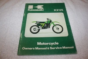 KAWASAKI KX125 OWNER'S & SERVICE MANUAL - Bild 1 von 5