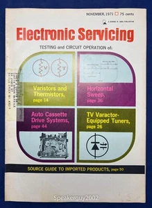 Sam's Publishing - Revista de servicio electrónico / Noviembre 1971 - Imagen 1 de 1