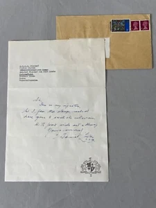 DANIEL LISTON († 1986) Vescovo di Port Louis a Mauritius firmato convoluta - Foto 1 di 1