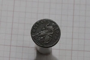 🧭 🇬🇧 UK GB FARTHING 1672 SCARCE SHARP DETAILS VISIBLE SHIELD B73 #4993 - Picture 1 of 4