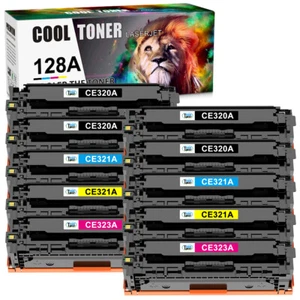 Toner for HP 128A CE320A LaserJet Color CM1415fnw CP1525nw CP1525n CM1415fn lot - Picture 1 of 21