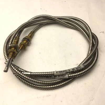 Lot of 2 Banner Engineering ITETA1.53S Fiber Optic Cable, Threaded, 36" Long - Image 1 of 4