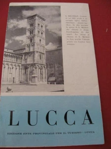 LUCCA PAPER TOURIST BROCHURE 1960s - Picture 1 of 1