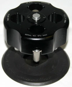 BECKMAN ULTRACENTRIFUGE SWINGING BUCKET ROTOR, MODEL TLS-55, 4 x 2.2 ML - Picture 1 of 7