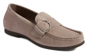 NEW AGL Buckle Flat Ginger Shimmer Suede Leather Loafer 41/US 11 Attilio Giusti - Picture 1 of 12