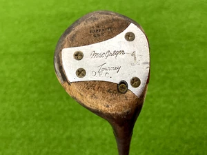 MacGregor Tourney Tommy Armour 653T Persimmon Driver Right Handed Steel Stiff - Picture 1 of 7