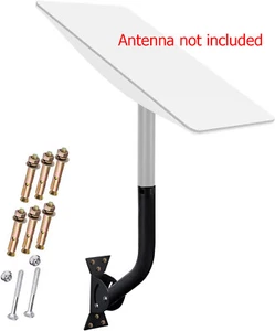 Universal 15.7" J-Pole Steel Mast Adjust TV Antenna Mount Bracket For Starlink - Picture 1 of 15