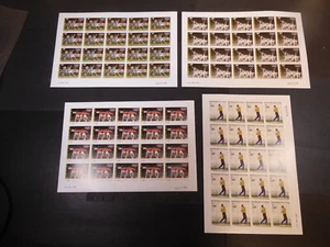 Niger 1983, Unperforated Sheet Series "Los Angeles Olympics, **/MNH, Mi.No.846/49U - Picture 1 of 5