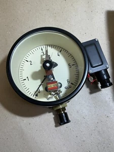 DDR Manometer mit Kontakteinrichtung 1xKontakt 0-6kp/cm² (~0-6bar) 160mm #MG1 - Bild 1 von 10