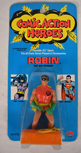 Comic Action Heroes Robin Action Figure Mego 1975 MOC New 3 3/4"