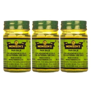 Monisons Pain Balm, 100gm (Pack of 3) Ayurvedi  Pain Balm - Picture 1 of 3