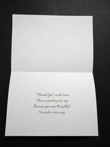 Card Inserts.."Thank You" Greetings..(Landscape) - Pkt 20 - Picture 1 of 4
