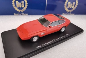 Bos 1/43 Intermeccannica Indra Coupe 1971 Red #85 - Picture 1 of 6