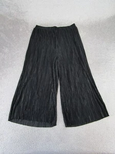 Banana Republic Pants Womens Large Sloan Black Wide Leg Crop NEW - Picture 1 of 11