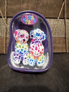 Vintage Lisa Frank Spotty & Dotty Clear Vinyl Mini Backpack Bag Adjustable 5” - Picture 1 of 10
