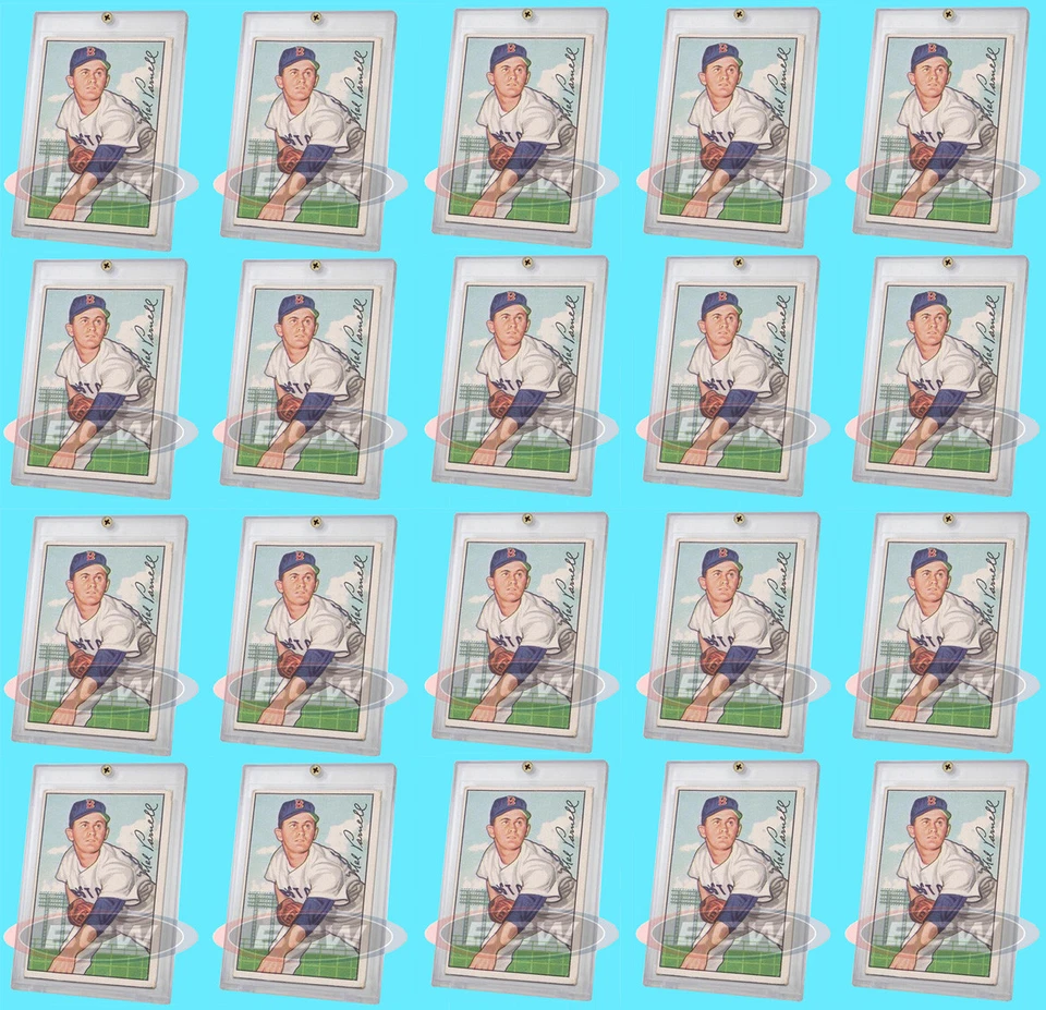 20 Pro Mold 1952-1956 TOPPS 1-SCREW SCREWDOWN Vintage CARD Recessed Baseball - Image 1 of 1