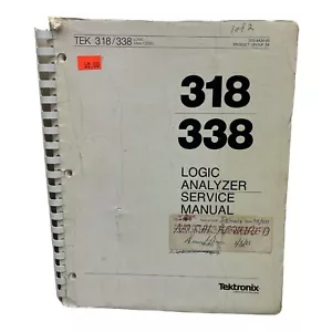 Tektronix 318 338 LOGIKANALYSATOR SERVICEHANDBUCH - Bild 1 von 2