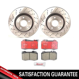 Brembo Front Brake Rotors and Pads Ceramic For 2004 2005 Mercedes-Benz SL500 - Picture 1 of 4