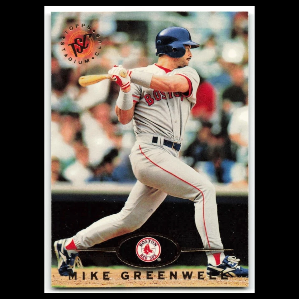 MIke Greenwell #121 1995 Topps Stadium Club Boston Red Sox Baseball Card MLB NM - Image 1 of 3
