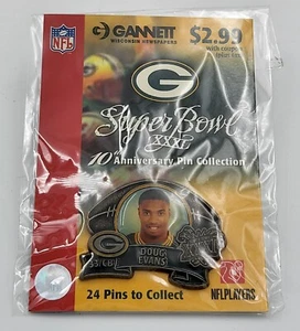 Pin Doug Evans 2006 NFL Green Bay Packers Super Bowl XXXI DÉCIMO aniversario - Imagen 1 de 2