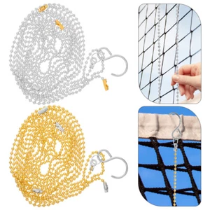 2 Pcs Volleyball Net Measurement Chain Officials Equipment Extender - Picture 1 of 12