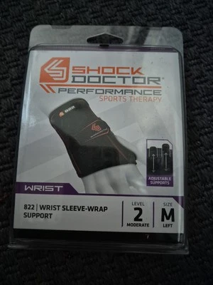 Shock Doctor Handgelenk Sleeve Wickelstütze - Medium. Links