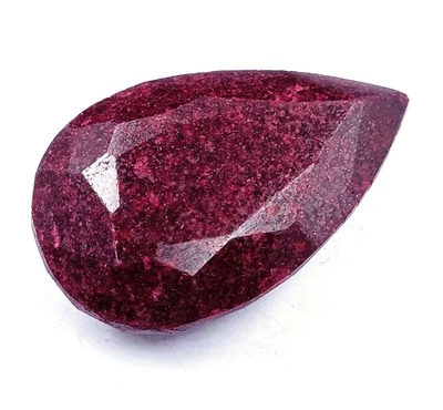 243.05 Carat Natural BIG Red Ruby Pear Shape IGL Certified Loose Gemstone 5DSV - Image 1 of 4