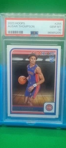 2023-24 NBA Hoops PSA 10 Gem Mint 💎Ausar Thompson RC Rookie Card Pistons NBA  - Bild 1 von 6