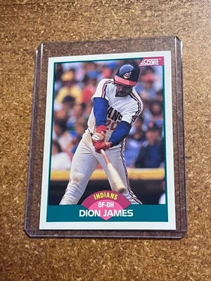 1989 Score Rookie & Traded Baseball # 51T Dion James - Image 1 of 2