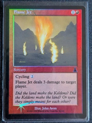 Flame Jet - FOIL - Urza's Destiny - NM - MTG - Magic the Gathering - Red - Image 1 of 2
