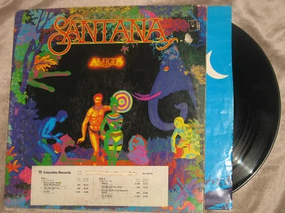 Santana Amigos Promo Cover 1976 Columbia Records Vinyl LP - Image 1 of 4