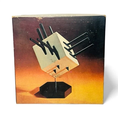 Vintage Reiss 1971 The Nine of Swords Puzzle Brain Teaser Mid Century Modern USA - Image 1 of 4