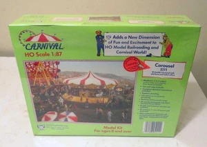 Carnival HO Scale 1:87 Carousel Kit #5111 DX MOTOR INCLUDED IHC. NIB Sealed - Picture 1 of 2