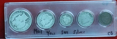 1901 United States Silver Year Set - Image 1 of 2