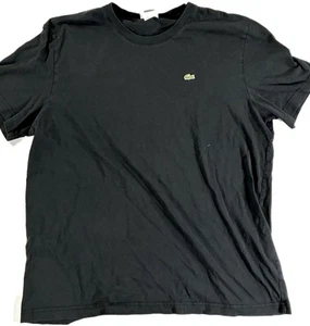 Lacoste T Shirt Herren Größe L Schwarz Kurzarm Rundhals - Bild 1 von 7