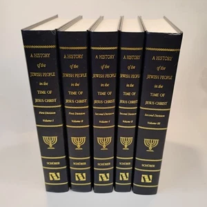 A History of the Jewish People in the Time of Jesus Christ 5 Vol Book Set - Imagen 1 de 5