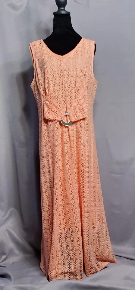 Liz Lange Dress Women Lace Midi Casual Work Office Career Maternity Coastal - Image 1 of 4