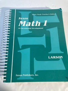 Saxon Math 1 Home Teacher Edition - Picture 1 of 20