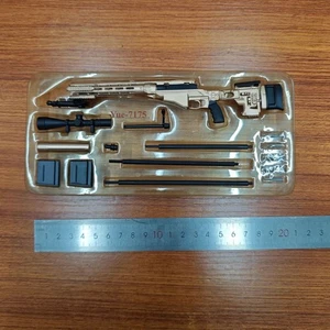 MSR Scharfschützengewehr Modell Kunststoffwaffe im Maßstab 1/6 für 12" Actionfigur Spielzeug - Bild 1 von 10