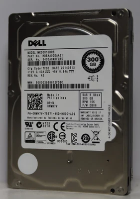 Dell NWH7V 300GB 2.5" SAS 6Gbps 10K RPM Internal Laptop Drive - Image 1 of 3