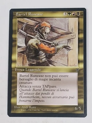 MTG Bartel Runeaxe (Italian Legends/Gold/R) - BGM - Image 1 of 4