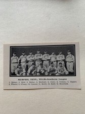 Memphis Turtles Tennessee Charlie Babb Scoops Carey 1909 Baseball Team Picture