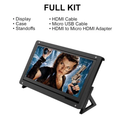 7 Inch 1024x600 Portable HDMI Monitor Display Touch Screen IPS Raspberry Pi - Image 1 of 4