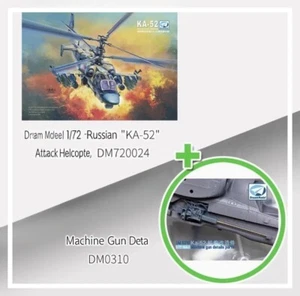 DREAM MODEL DM720024, SKALA 1:72 KA-52 "Alligator" Helikopter i części do karabinów maszynowych DM0310 - Zdjęcie 1 z 6