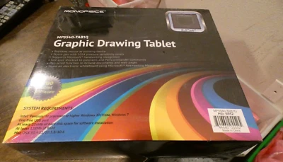 Brand New Monoprice MP5540-TAB10Q Graphic Drawing Tablet 5.5"x4" 1024 Level Pen - Image 1 of 4